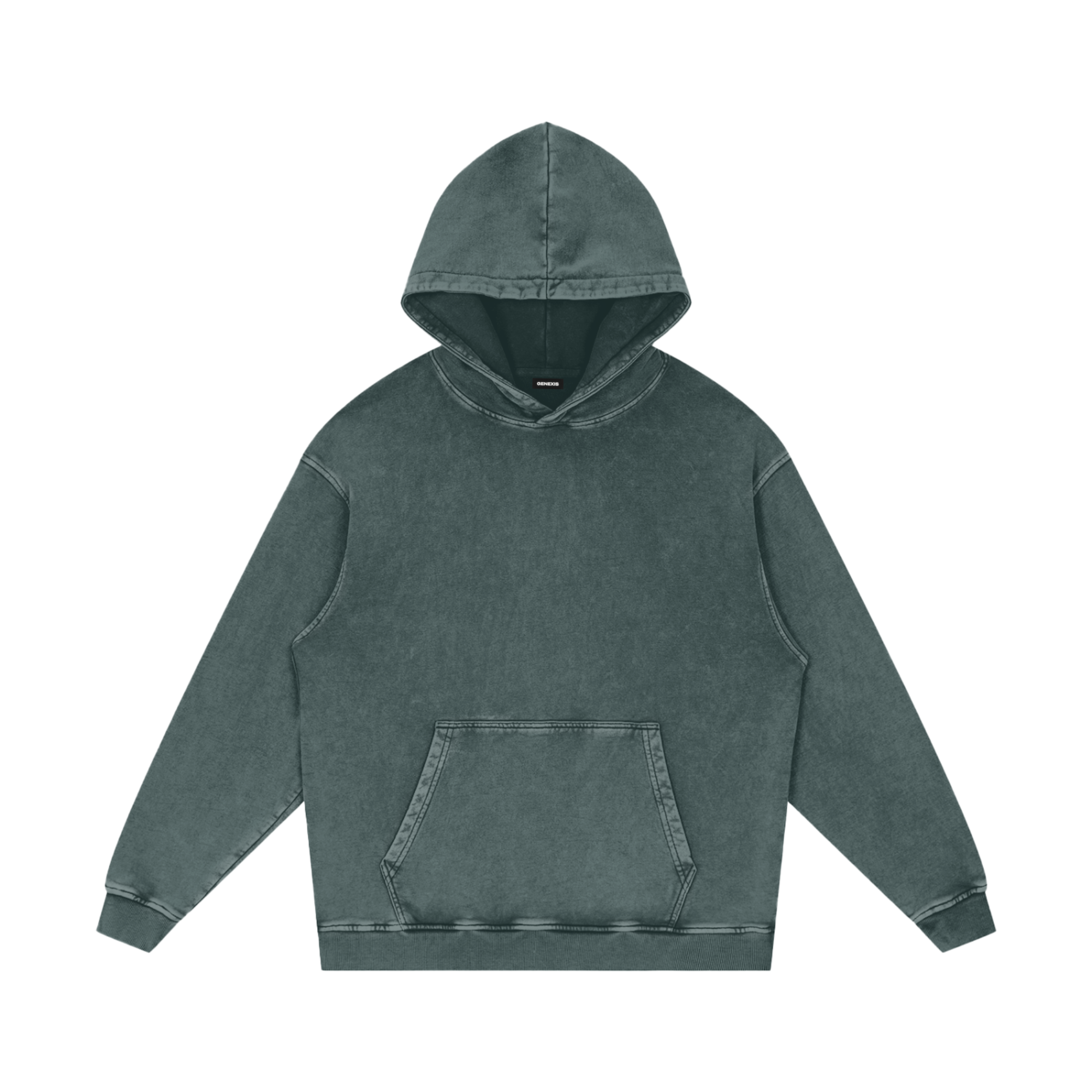 Eden Oversized Washed Cotton Hoodie