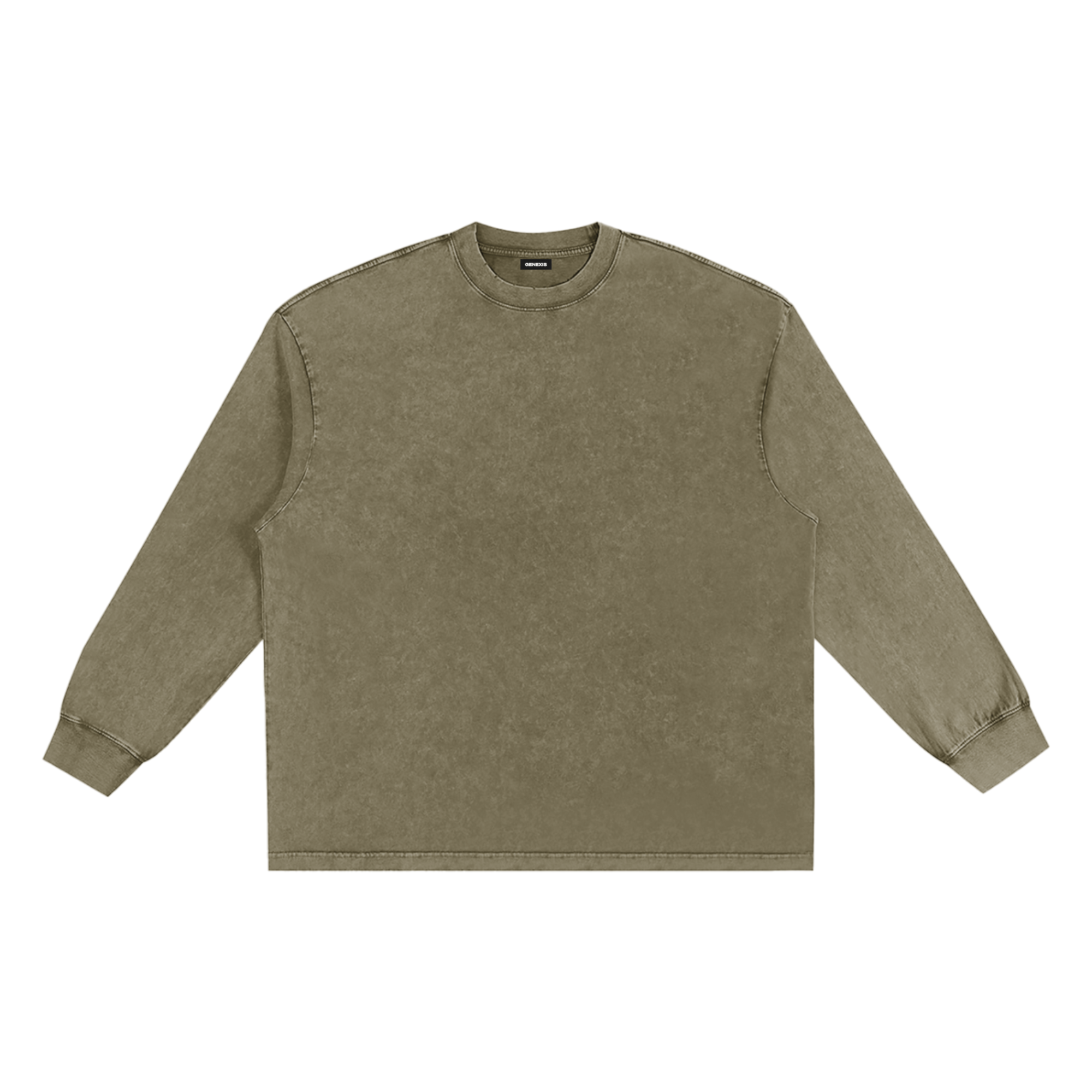 Sahra Oversize Washed Cotton Long Sleeve Shirt