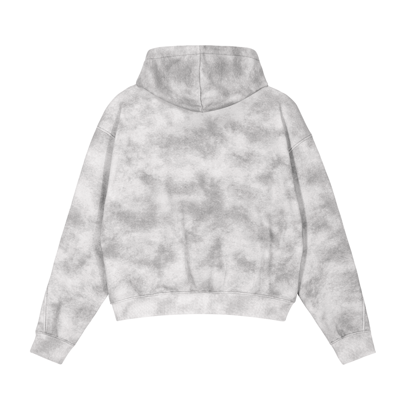 Dirty Wash Zip-up Fleece Hoodie