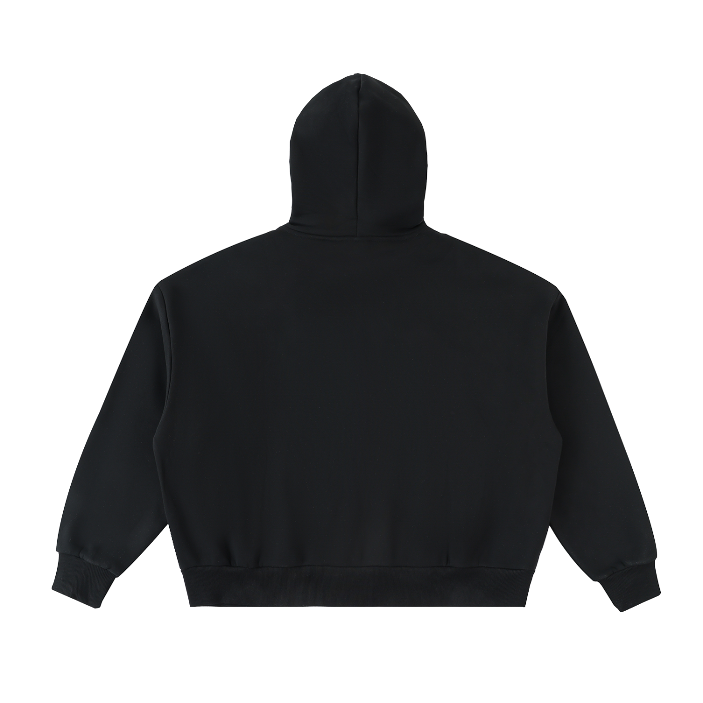 Full-Zip Boxy Fleece Hoodie