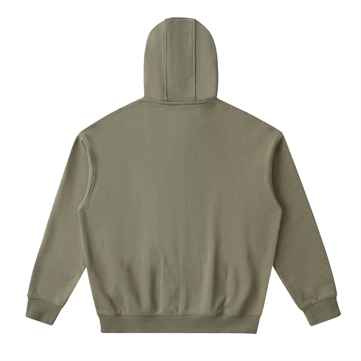 Drop-Shoulder Zip Hoodie