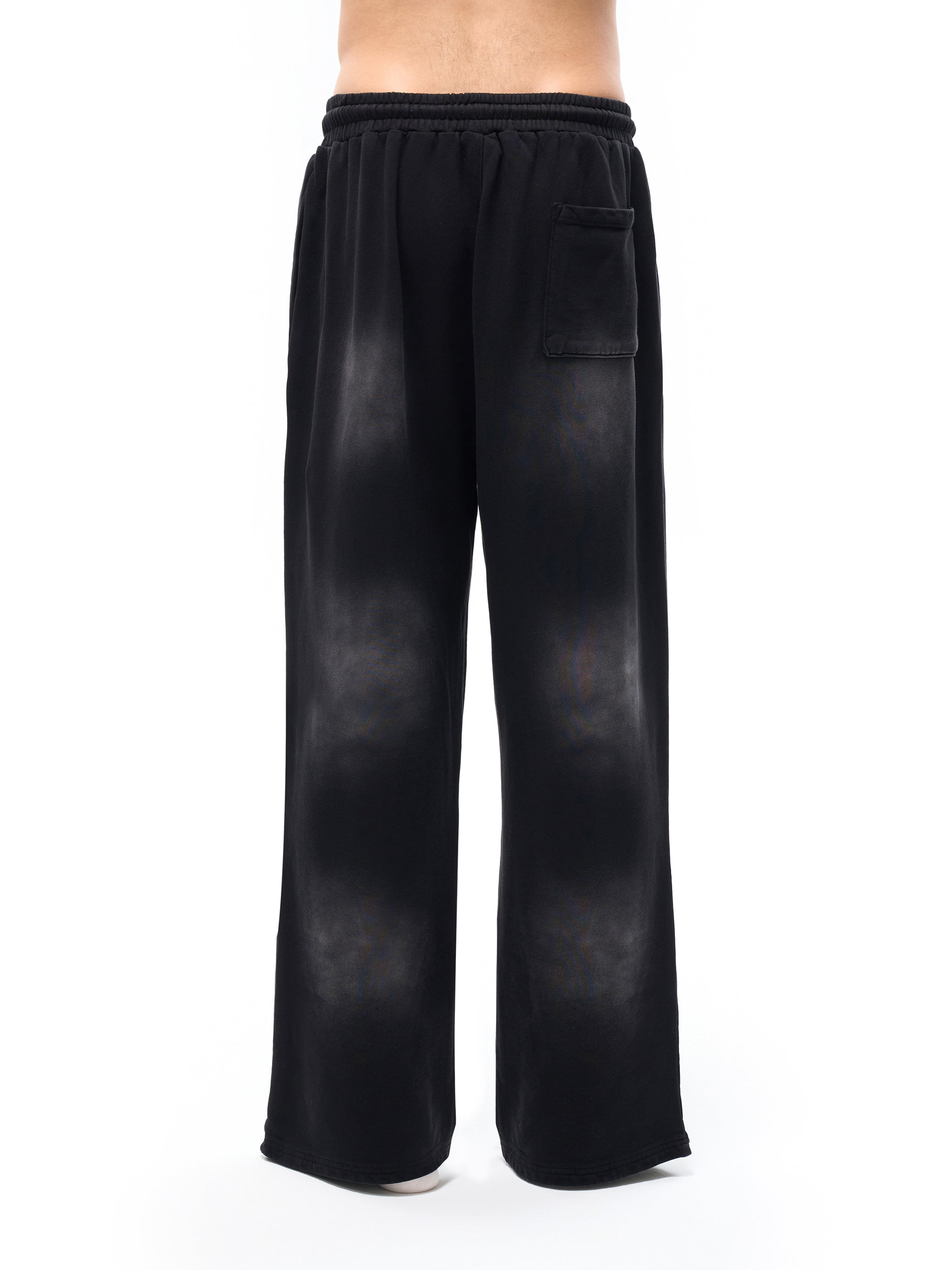 Washed Pure Cotton Loose-Fit Sweatpants